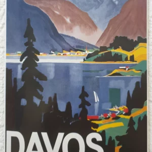 Blechtafeln Davos,Laax, Lenzerheide, St.Moritz,